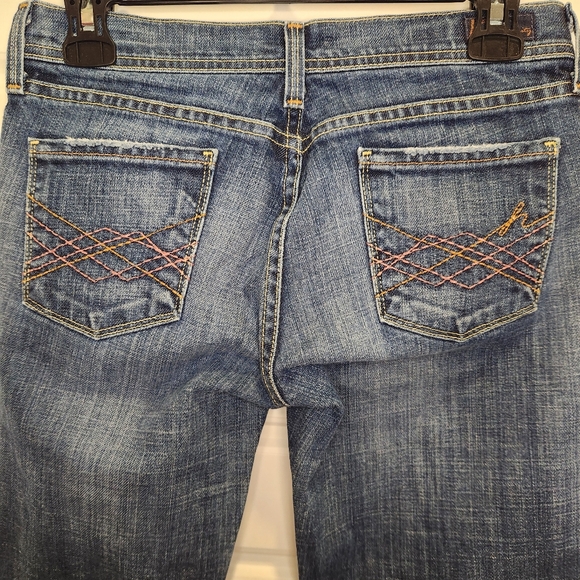 Sz 26 Citizens of Humanity Naomi#065 Stretch Low Waist Flair Flare Jeans Y2K - Picture 9 of 10